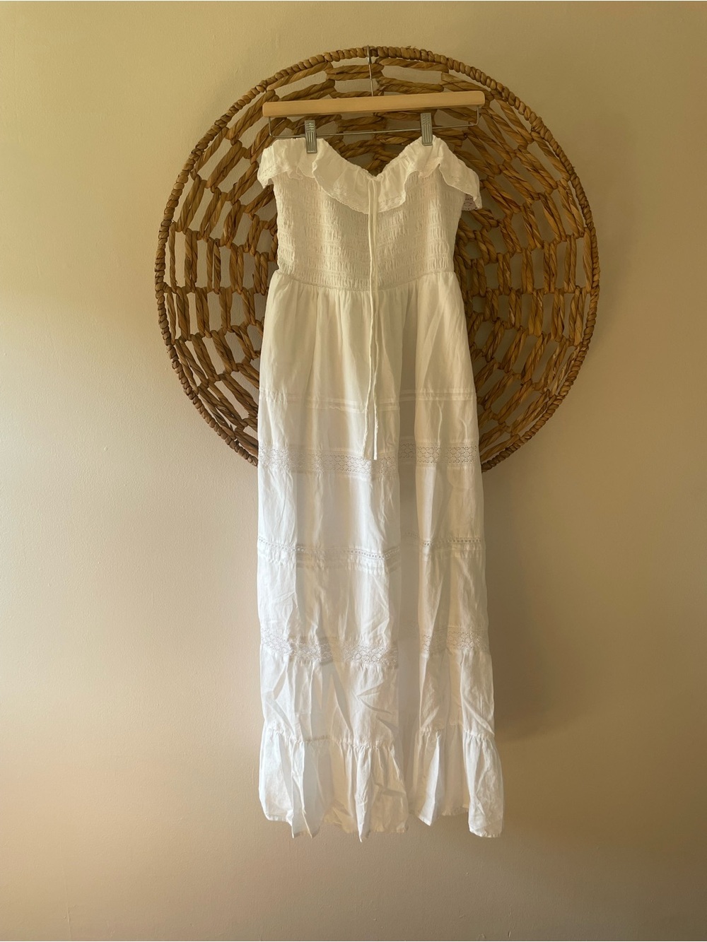 Universal Thread White Ruffle Dress